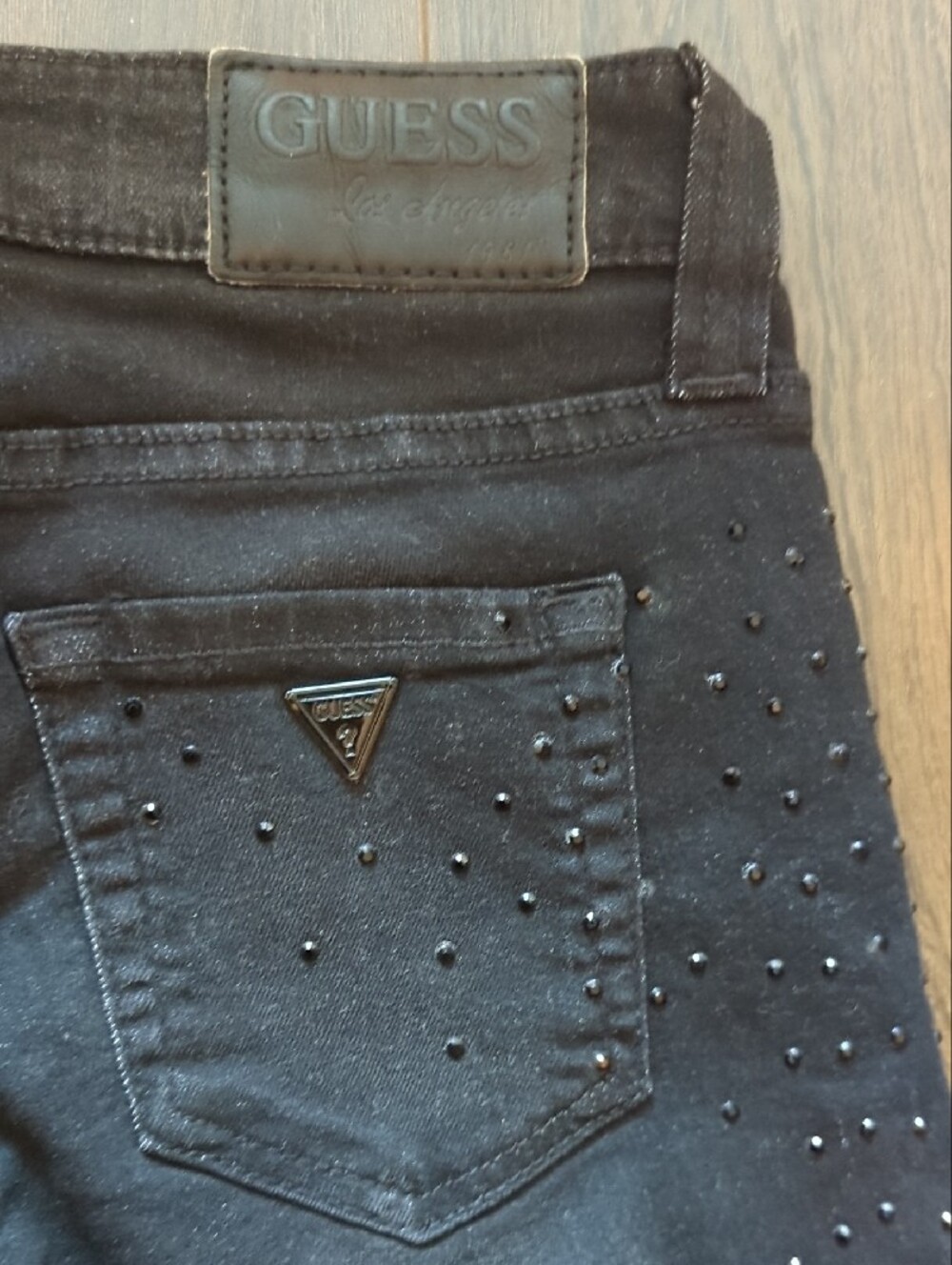 Guess Rhinestone Detailed Jeans